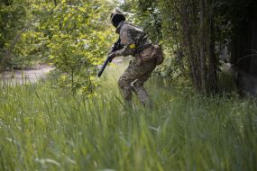 Military exercise participant