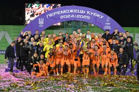 Гравці ФК "Шахтар" - переможці Фіналу Кубку України