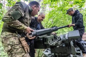 Tactical exercises of one of the companies of the 13th brigade of the Charter National Guard in the Kharkiv region