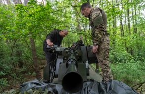 Tactical exercises of one of the companies of the 13th brigade of the Charter National Guard in the Kharkiv region