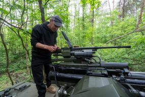 Tactical exercises of one of the companies of the 13th brigade of the Charter National Guard in the Kharkiv region