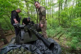 Tactical exercises of one of the companies of the 13th brigade of the Charter National Guard in the Kharkiv region