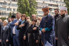 Mustafa Dzhemilev and Oleksandr Kornienko