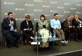 Press conference participants