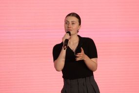 Participant of the research presentation