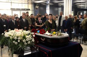 Farewell ceremony for Maksym Nelipa in Kyiv