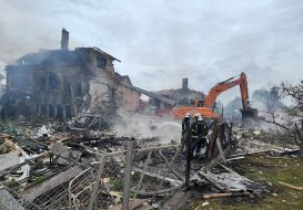 Consequences of the nightly massive combined attack in the Kyiv region