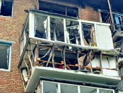 Consequences of a massive combined attack in Kyiv