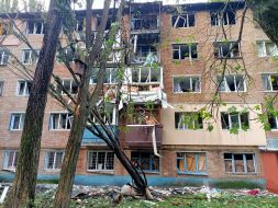 Consequences of a massive combined attack in Kyiv