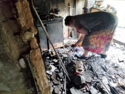 Consequences of a massive combined attack in Kyiv