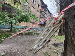 Consequences of a massive combined attack in Kyiv