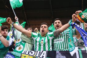 Fans in the stands