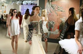 Fashion performance by Ukrainian designer Oksana Karavanska "Dürer. Angels. Temptresses" in Lviv