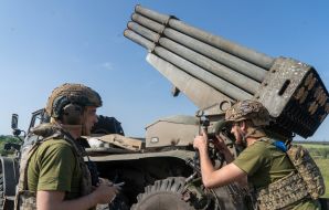 Soldiers of the 30th Separate Mechanized Brigade