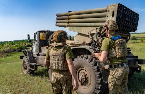 Soldiers of the 30th Separate Mechanized Brigade