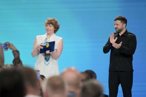 Владимир Зеленский на III Международном саммите городов и регионов