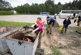 Ukrainian soldiers who returned to Ukraine from Russian captivity
