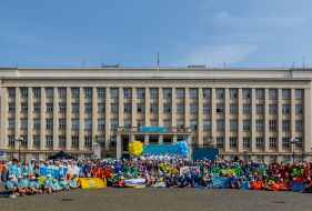 Opening of the finals of the orienteering competition