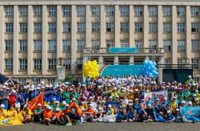 Opening of the finals of the orienteering competition