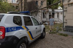 The consequences of the massive shelling of Odesa