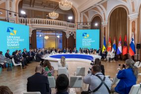 Participants of the Ukraine-Southeastern Europe Summit in Odessa
