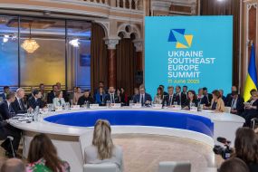 Participants of the Ukraine-Southeastern Europe Summit in Odessa