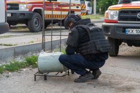 Eliminating the consequences of Russia's night attack on Kharkiv