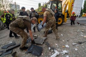 Eliminating the consequences of Russia's night attack on Kharkiv