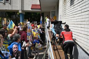 Meeting of Ukrainian soldiers who returned to Ukraine from Russian captivity