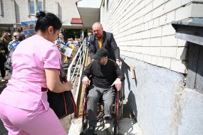 Meeting of Ukrainian soldiers who returned to Ukraine from Russian captivity