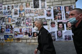 Meeting of Ukrainian soldiers who returned to Ukraine from Russian captivity