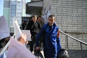 Meeting of Ukrainian soldiers who returned to Ukraine from Russian captivity