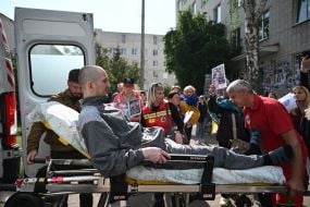 Meeting of Ukrainian soldiers who returned to Ukraine from Russian captivity