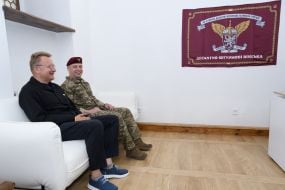 Opening of the recruiting center of the 80th separate airborne assault brigade of Galicia