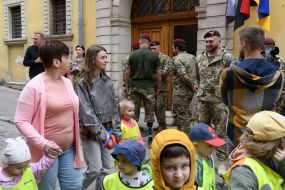Opening of the recruiting center of the 80th separate airborne assault brigade of Galicia