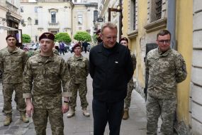 Opening of the recruiting center of the 80th separate airborne assault brigade of Galicia