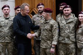 Opening of the recruiting center of the 80th separate airborne assault brigade of Galicia