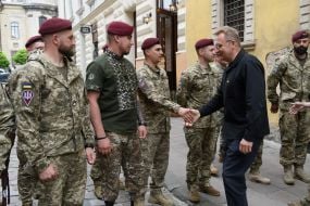 Opening of the recruiting center of the 80th separate airborne assault brigade of Galicia