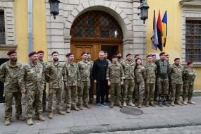 Opening of the recruiting center of the 80th separate airborne assault brigade of Galicia
