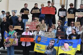 Action-reminder about prisoners of war in Lviv