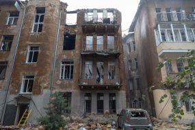 Последствия обстрела Одессы