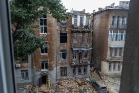 Последствия обстрела Одессы