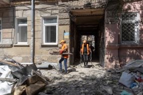 Последствия обстрела Одессы