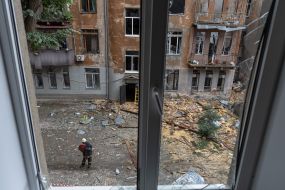 Последствия обстрела Одессы