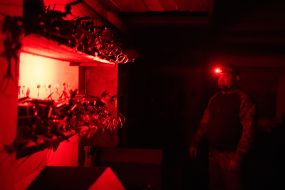 Servicemen of the 429th Achilles Regiment use combat FPV drones