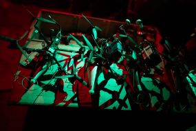 Servicemen of the 429th Achilles Regiment use combat FPV drones