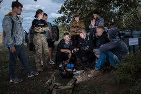 Training of the 13th Brigade "Charter" unit
