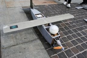 Fragment of the Russian drone