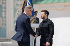 Volodymyr Zelensky and Andrzej Duda