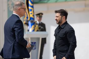 Volodymyr Zelensky and Andrzej Duda